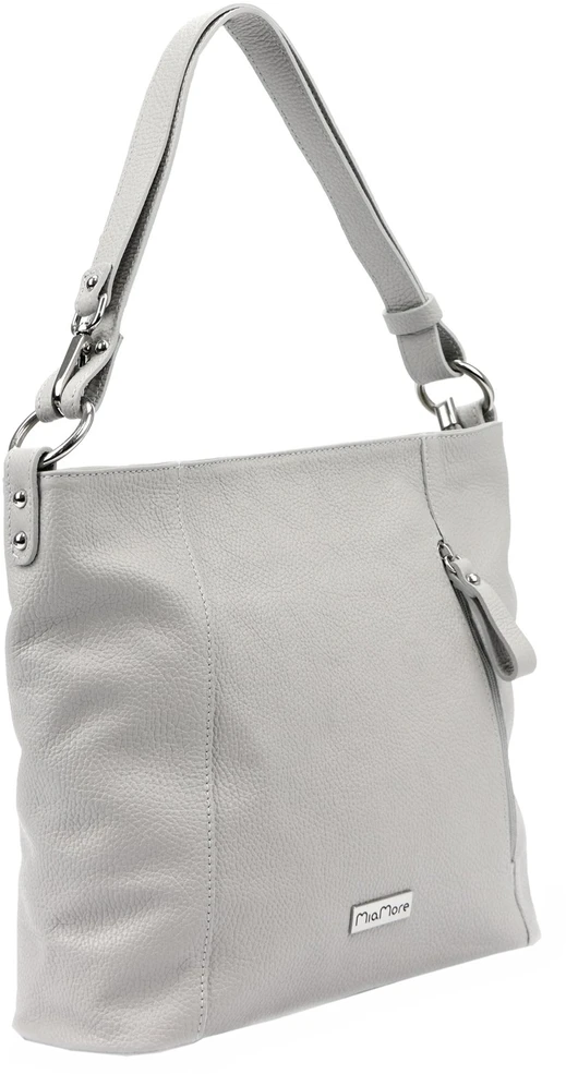 MiaMore damska torebka na ramię shopperbag skórzana su kieszeniami