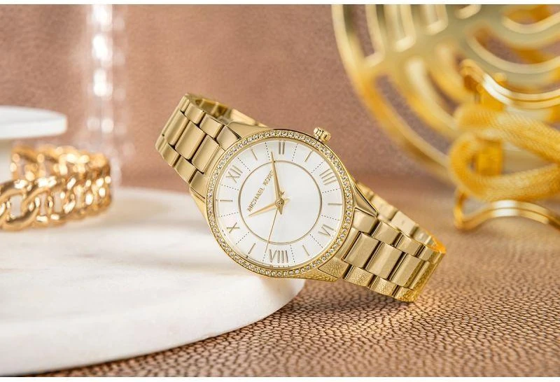 Michael Kors Lauryn Moteriškas laikrodis + Papuošalai MK4849SET + Dėžutė