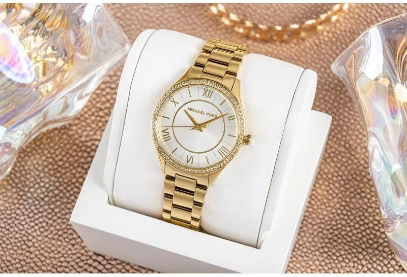 Michael Kors Lauryn Moteriškas laikrodis + Papuošalai MK4849SET + Dėžutė