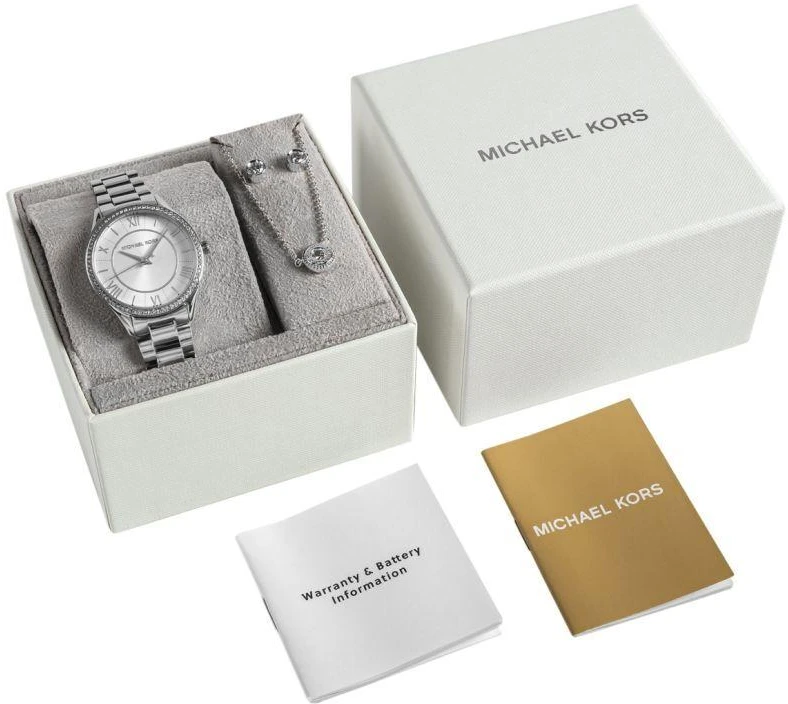 Michael Kors Lauryn Moteriškas laikrodis ir papuošalai MK4851SET su dėžute