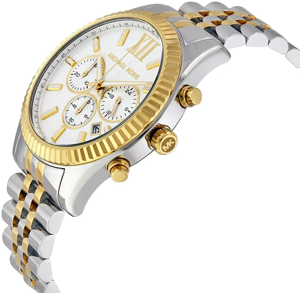 „Michael Kors MK8344 Lexington“ vyriškas dviejų spalvų laikrodis