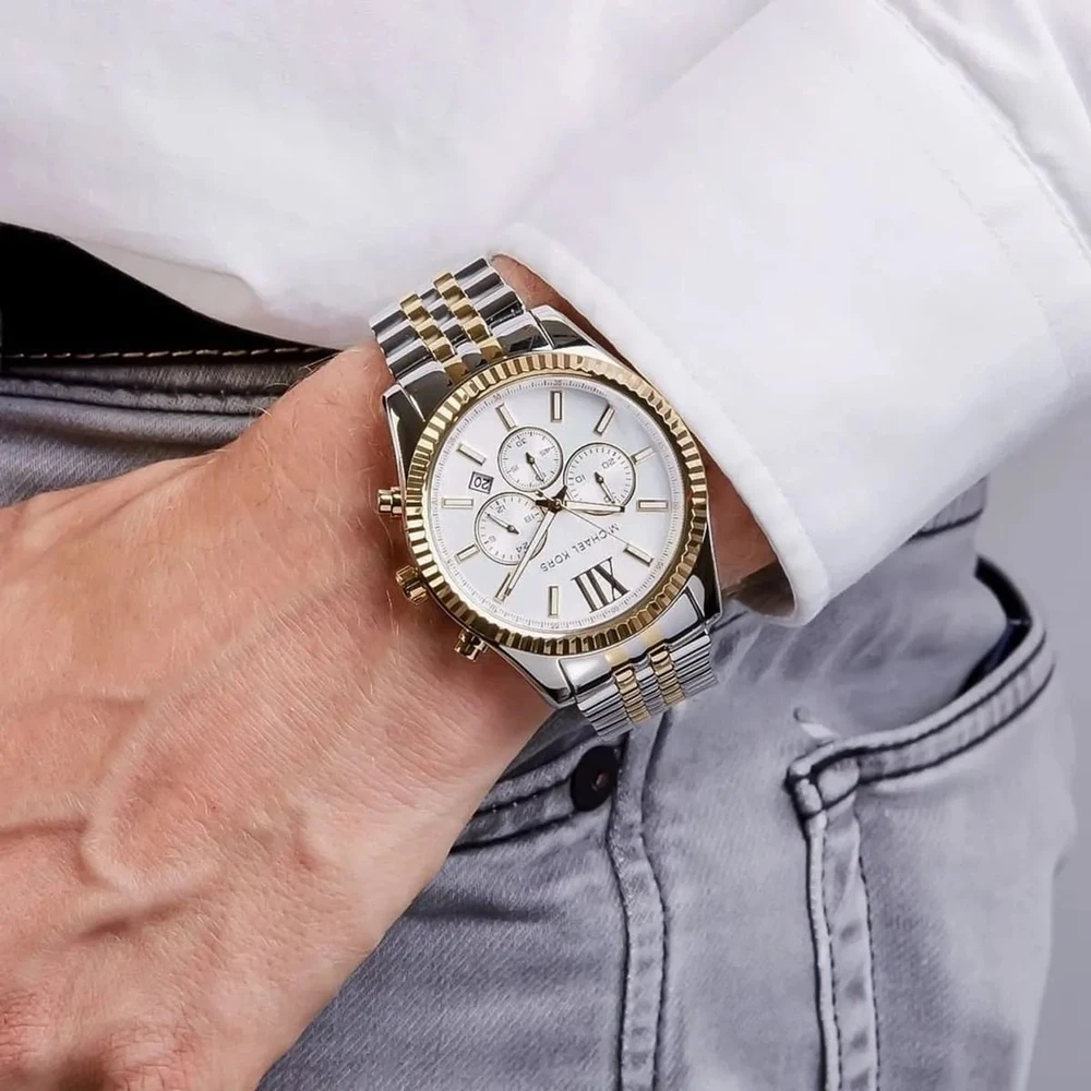 „Michael Kors MK8344 Lexington“ vyriškas dviejų spalvų laikrodis