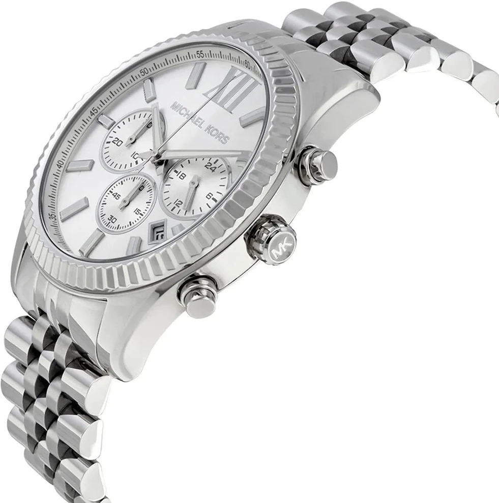 „Michael Kors“ MK8405 „Lexington“ vyriškas sidabrinis laikrodis