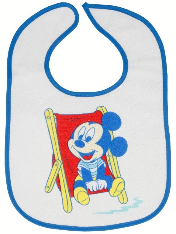 Mickey Mouse - Velcro bib (2 pcs)