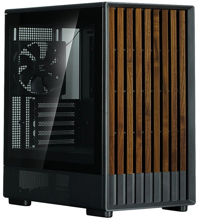 Micro-ATX kompiuterio korpusas Zalman P10 NAMU, 3 × 120 mm ventiliatoriai, juodas