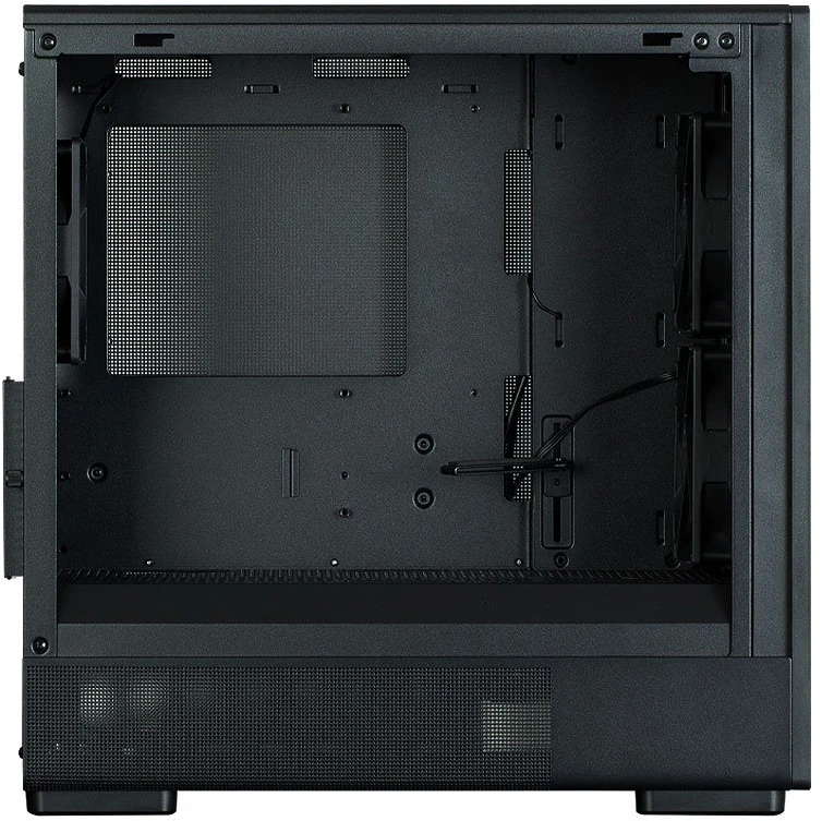 Micro-ATX kompiuterio korpusas Zalman P10 NAMU, 3 × 120 mm ventiliatoriai, juodas