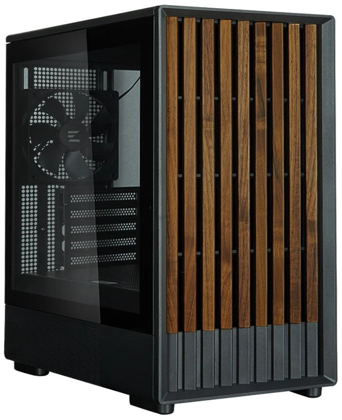 Micro-ATX kompiuterio korpusas Zalman P10 NAMU, 3 × 120 mm ventiliatoriai, juodas