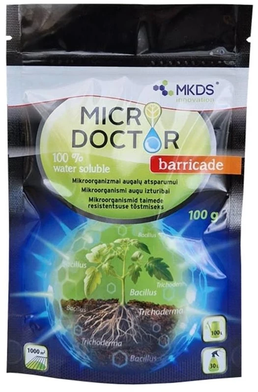 Microdoctor barricade mikroorganizmai AUGALŲ ATSPARUMUI, 100 g