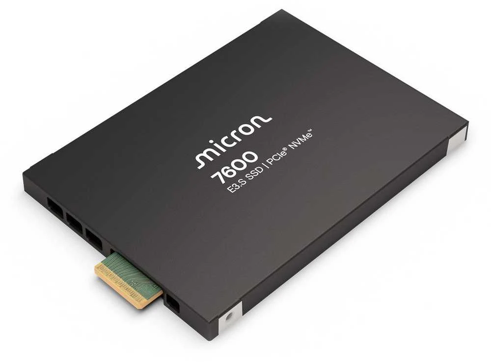 Micron 7600 PRO 3.84TB NVMe U.2 (15 mm) įmonės SSD vieno disko pakuotė