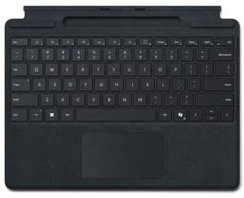 Microsoft Surface Pro Klaviatūra with Stiftaufbewahrung verslui, klaviatūra - juodas, DE-išdėstymas, for Surface Pro 10/9/8/X verslui, incl. Surface Slim Pen 2