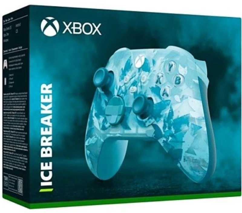 „Microsoft XBOX“ belaidis valdiklis – „Ice Breaker Special Edition Turquoise Bluetooth Gamepad“ (analoginis / skaitmeninis) „Android“, asmeniniams kompiuteriams, „XBOX One“, „XBOX Series S“, „XBOX Series X“, „iOS“