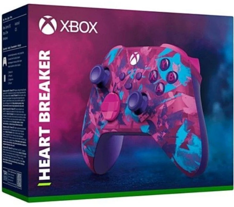 „Microsoft XBOX“ belaidis valdiklis – „Heart Breaker Special Edition“ Mėlyna, Rožinė, Violetinė „Bluetooth“ žaidimų pultas Analoginis / skaitmeninis „Android“, asmeniniams kompiuteriams, „XBOX One“, „XBOX Series S“, „XBOX Series X“, „iOS“