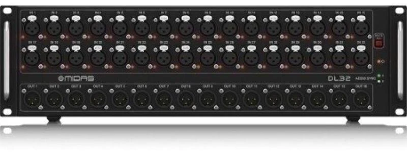Carruzzo Midas DL32 Digital Stagebox 32 in/16 out
