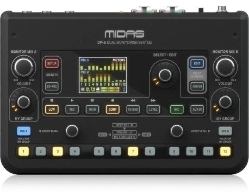 Carruzzo Midas DP48 48 kanalų monitorinis mikšeris