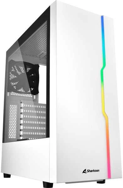 Midi Sharkoon RGB Slider baltas