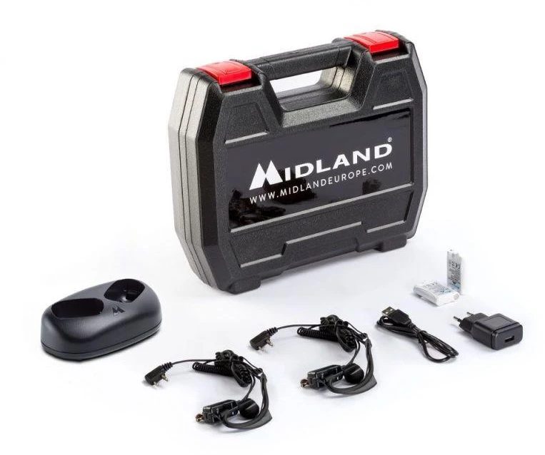 ALAN PMR MIDLAND XT50 rankinio radijo lagaminas