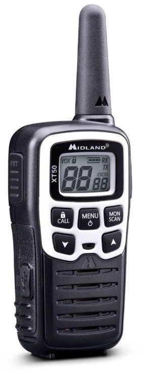 ALAN PMR MIDLAND XT50 rankinio radijo lagaminas