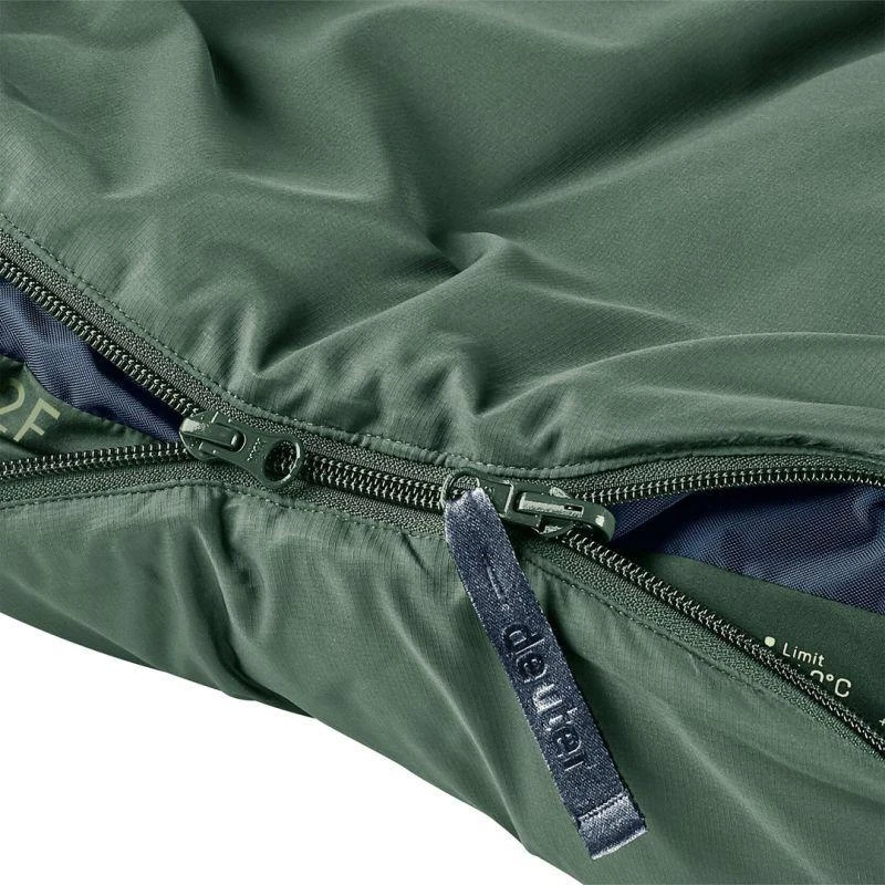 Deuter Orbit -5C/23F - 185 cm sintetinis miegmaišis (Ivy/Ink)