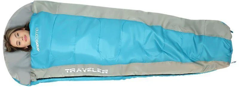 Enero Camp turistinis miegmaišis 210x80/50 cm mėlynas