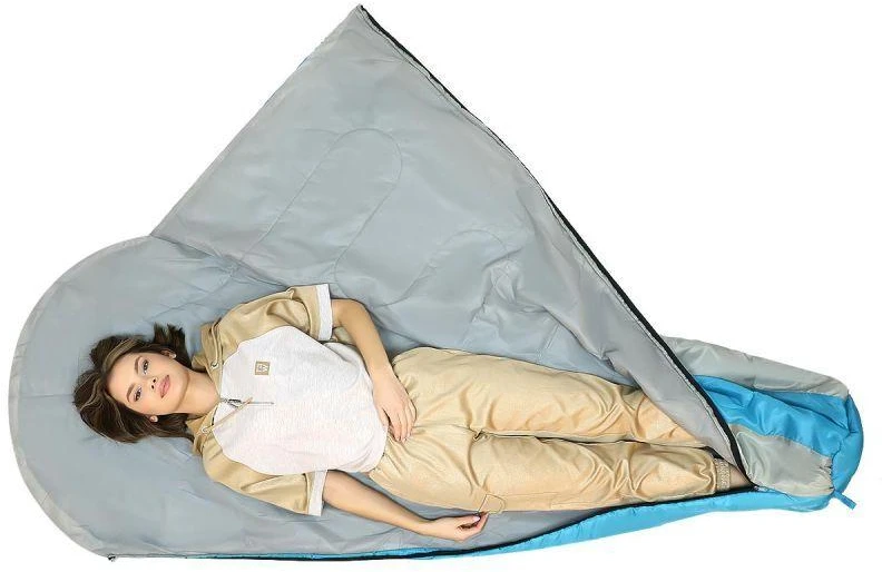 Enero Camp turistinis miegmaišis 210x80/50 cm mėlynas