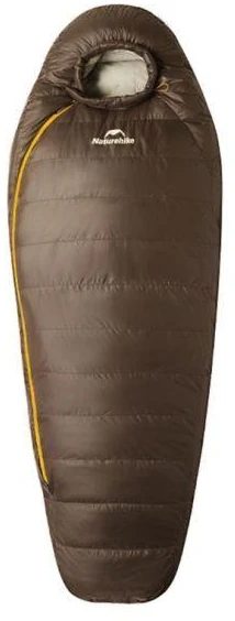 Miegmaišis su ančių pūku "Snowbird" 1000 m CNK2550WS014-Tamsiai rudas Naturehike