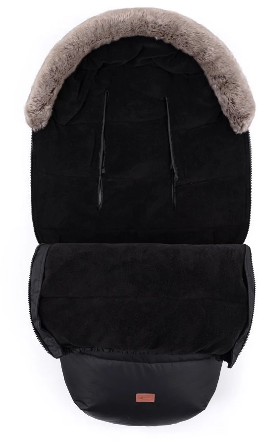 Miegmaišis vežimėliui 4 viename Petite&Mars Comfy, juodas