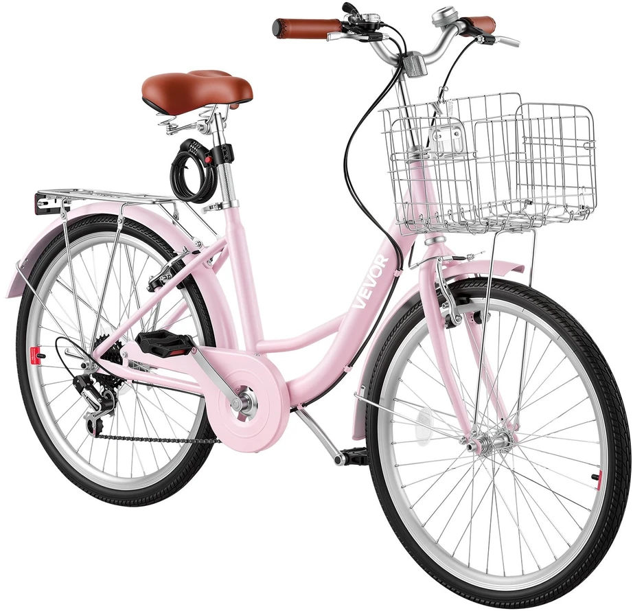 Miesto dviratis VEVOR SCB2472-BLP, 61 cm ratai