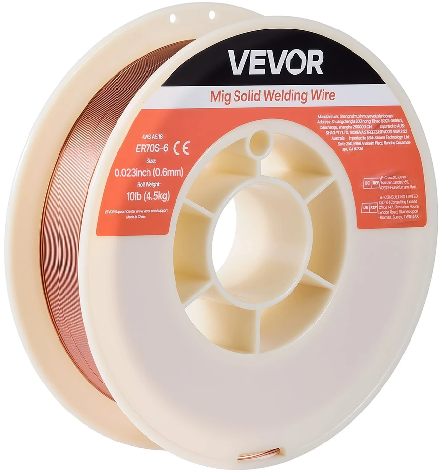 VEVOR MIG suvirinimo viela ER70S-6 0.6mm 4.5kg