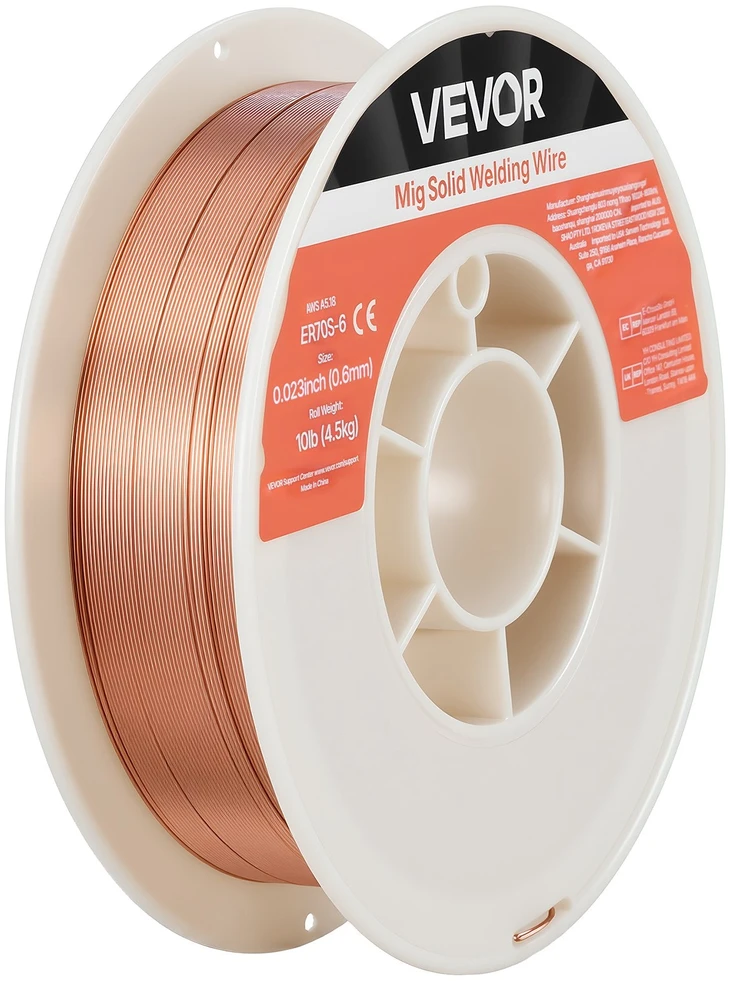 VEVOR MIG suvirinimo viela ER70S-6 0.6mm 4.5kg