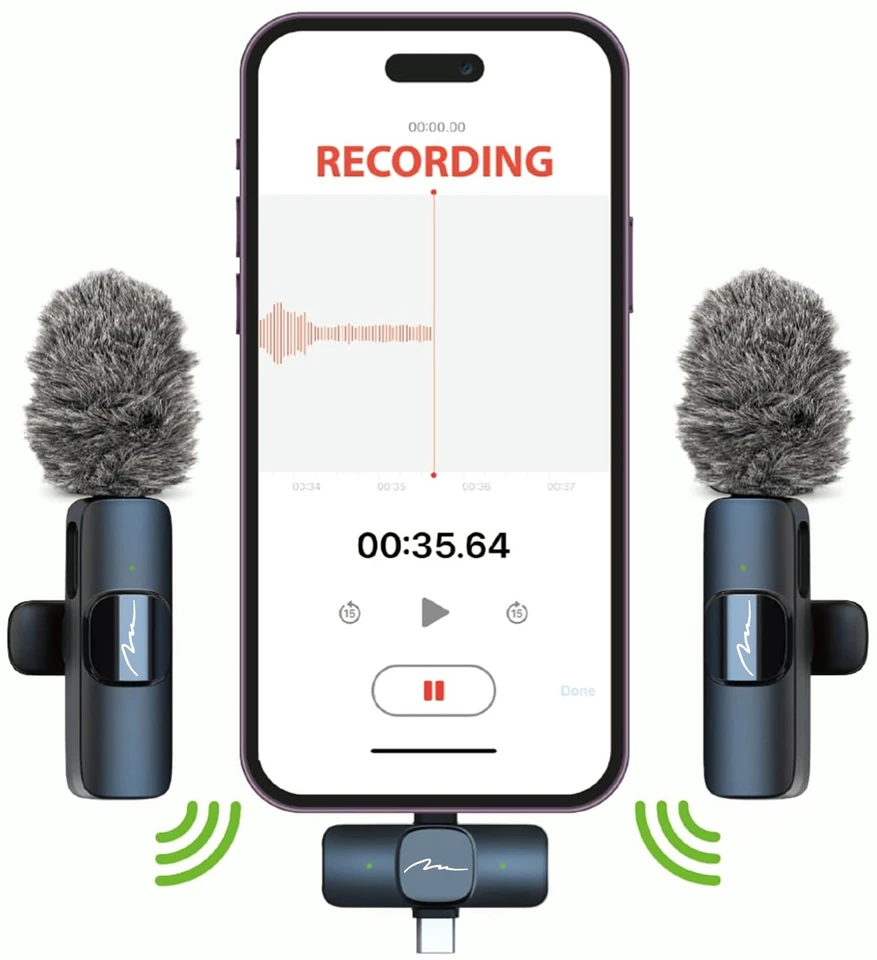 Media tech prisegamas mikrofonų komplektas Micro-Mic Duo MT416