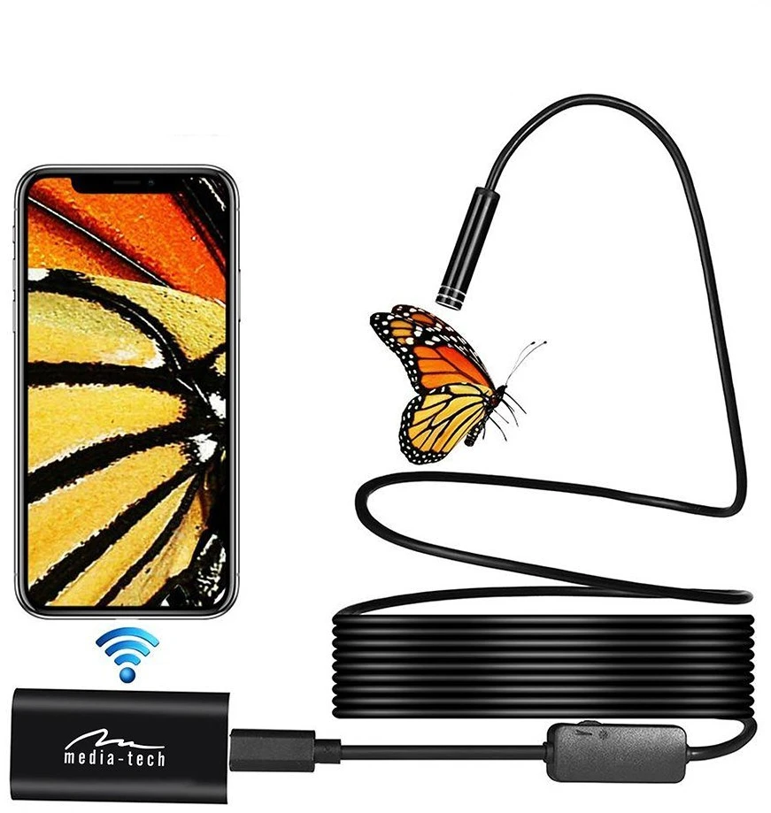 Mikroskopas Endoskopas su Wi-Fi kamera Media-Tech MT4099, 5 m