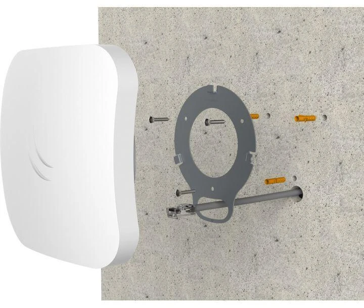 Ausinės Mikrotik cAP ac 867 Mbit/s baltos spalvos, su PoE palaikymu