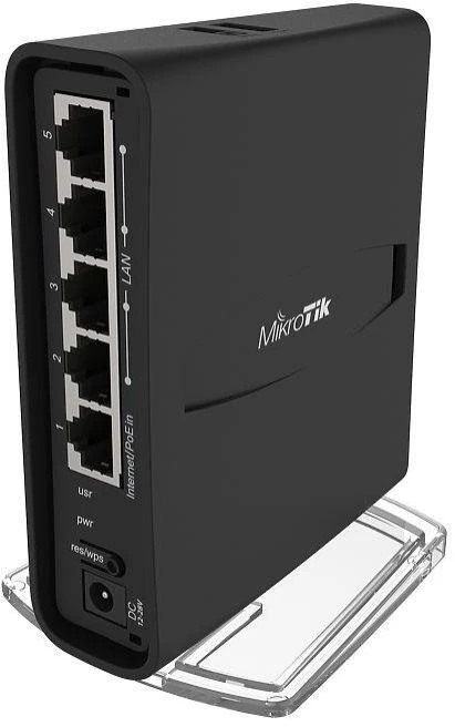 Maršrutizatorius Mikrotik hAP ac² 1167 Mbit/ai Juoda Maitinimas per Eternetą (PoE)
