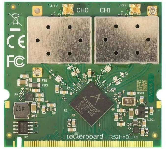 Mikrotik R52HND tinklo plokštė Vidinis WLAN