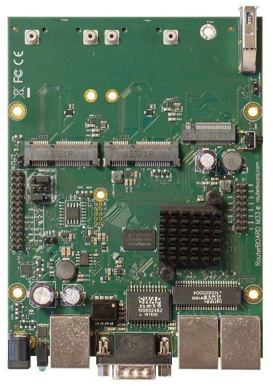 Mikrotik RBM33G laidinis maršrutizatorius Juoda, Žalia, Pilka