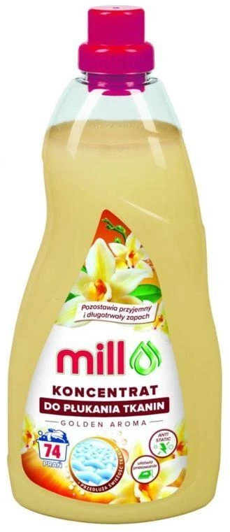 Madonis MILL Golden Aroma audinių minkštiklio koncentratas, 2 l