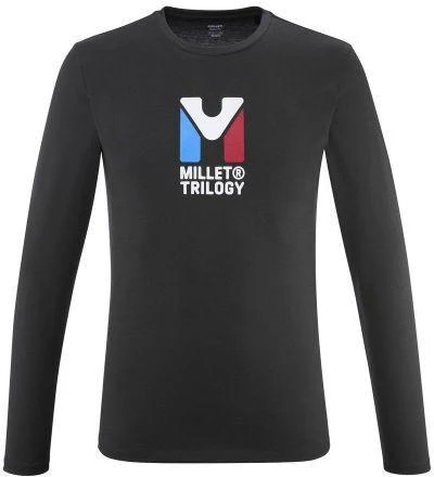 MILLET M Chamonix Tri Ts marškinėliai ilgomis rankovėmis juodi