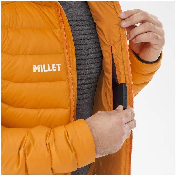 MILLET M Kamet Pūkinė striukė su gobtuvu Oranžinė