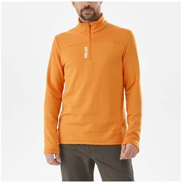 MILLET M Seneca Fleece Po Oranžinis sportinis megztinis