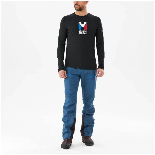 Millet M Trilogy Wool Ts Ls juoda apatinis trikotažas