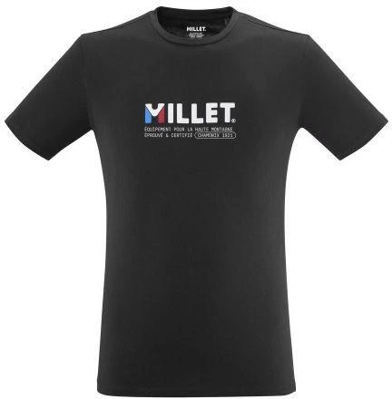 Millet marškinėliai M, juodi Millet, trumpos rankovės