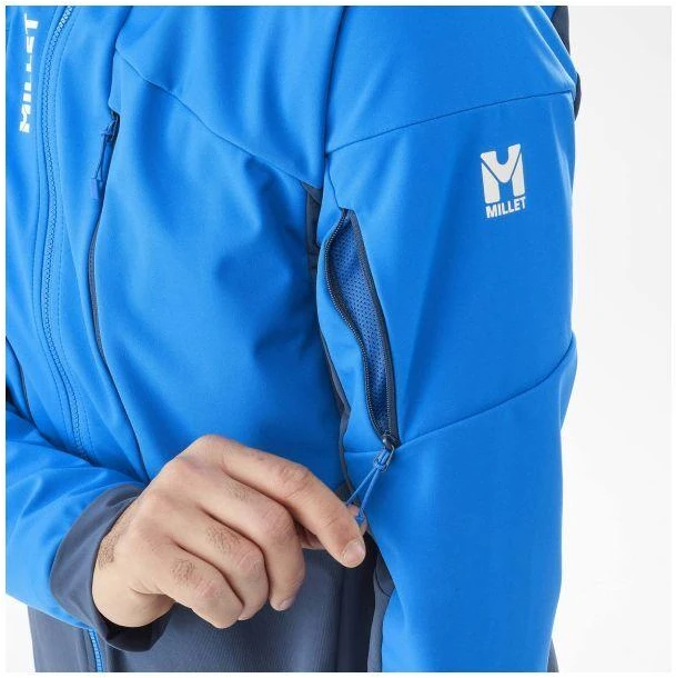 MILLET MM Baltas Shield Striukė Tamsiai Mėlyna
