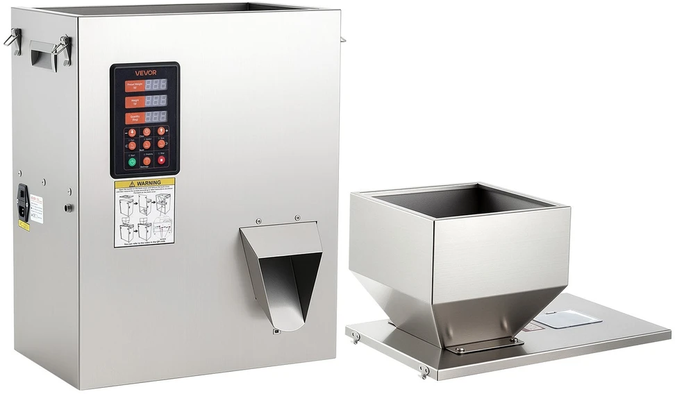 Miltelių ir granulių dozavimo aparatas VEVOR F-500-V2, 10–500g