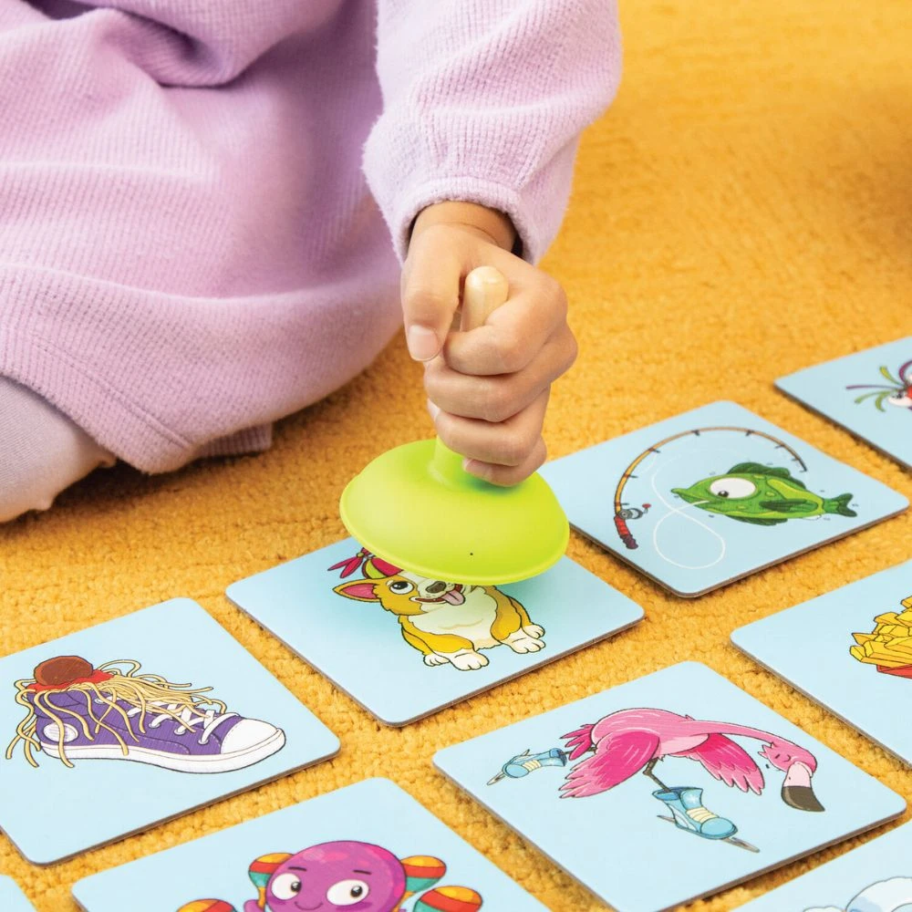 MindWare Plunger Pop – porų gaudymo stalo žaidimas