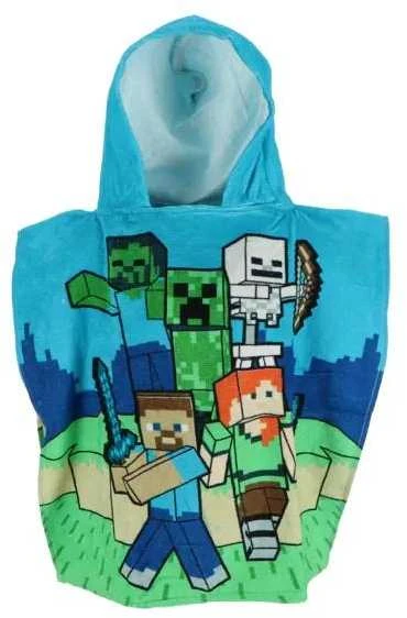 Microsoft Minecraft Creeper rankšluostis,Pončas 60x120 cm