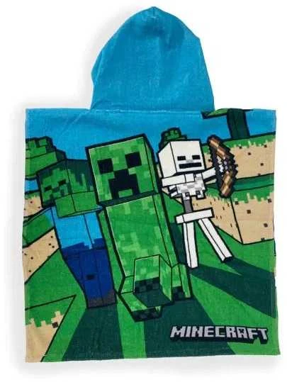 Microsoft Minecraft Creeper rankšluostis,Pončas 60x120 cm