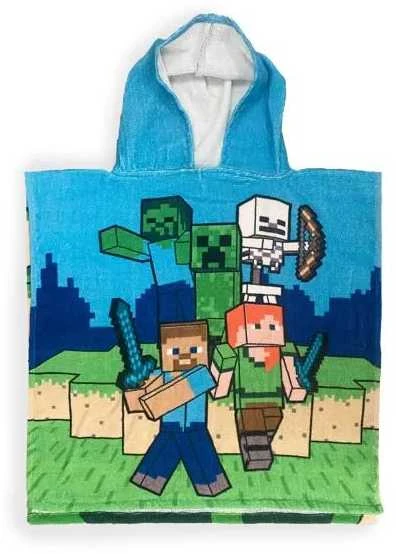 Microsoft Minecraft Creeper rankšluostis,Pončas 60x120 cm