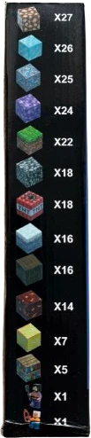 Minecraft magnetinis blokelių / kaladėlių rinkinys - 220 vnt
