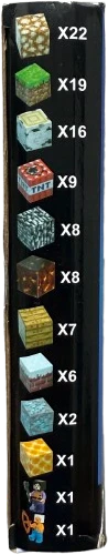 Minecraft magnetinis blokelių / kaladėlių rinkinys - 100 vnt