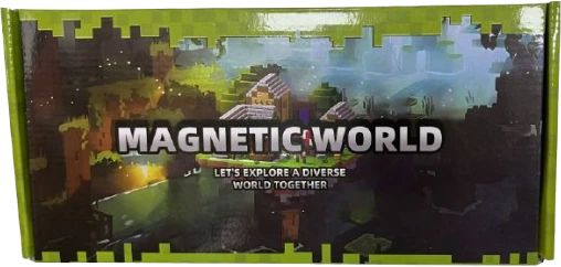 Minecraft magnetinis blokelių rinkinys - 100 vnt